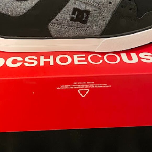 DC Shoes PURE, Black/Grey/ Black XKSK.  Size 12,  NWT - Picture 12 of 12